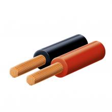 KL 1,5-10X - SAL KL 1,5-10X hangszóróvezeték, piros-fekete, 2C x (7x 27 x 0,10 mm), 0,1 mm-es elemi szálból, 10m