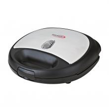 ST-629 - HAUSER ST-629 szendvicssütő, max. 800 W, 2 szeletes, tapadásmentes bevonat, fekete/inox színű