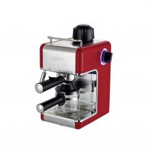 CE-929 - HAUSER CE-929 kávéfőző, 800 W, 3,5 bar, gőzölő funkció, 4 csésze kapacitás, piros színű