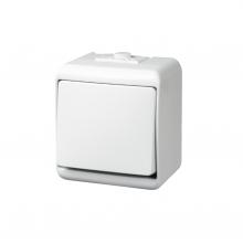 22181 - GAO 22181 2 pólusú kapcsoló, kültéri IP44 kivitel, 230 V~ / 50 Hz / 10 A, fehér