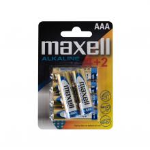Maxell LR03 4+2 - Maxell LR03 4+2 AAA elem, alkáli, ceruza, 1,5V, 6 db/csomag