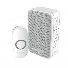 DC313N - Honeywell Home DC313N vezeték nélküli csengő, 150m hatótáv, 6 dallam, LED jelzőfény, IP55 nyomógomb, elemes tápellátás