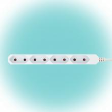 NV 4E-5/WH - Home NV 4E-5/WH EURO hálózati elosztó, 5 m, H05VVH2-F 2 x 0,75 mm2, 4 védőérintkezős EURO aljzat, max. 2300 W, fehér