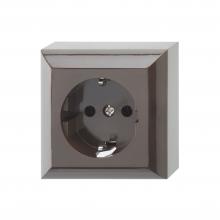 0510056777 - GAO 0510056777 Business Line IP20, 1 férőhelyes földelt csatlakozóaljzat, beltéri, 230 V~ /50 Hz / 16 A, barna