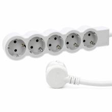 694555 - Legrand 694555 Elosztósor Standard 5x2P+F, 1,5 m vezetékkel, fehér-szürke