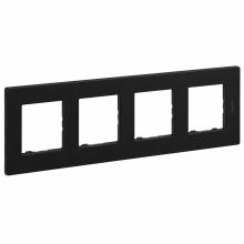 863594 - Legrand 863594 Niloé Step 4-es keret fekete