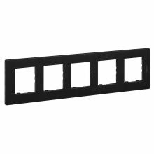 863595 - Legrand 863595 Niloé Step 5-ös keret fekete