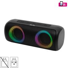 BT2000 - SAL BT2000 boombox, 2x10W, MP3 zenelejátszó, Bluetooth, mélysugárzó, basszus, RGB LED fényjáték, beépített akkumulátor, IPX5