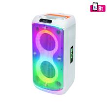 PAR216WH - SAL PAR216WH party hangfal, 60 W, 2-utas bassz-reflex, 3 hangszóró, Bluetooth, MP3, digitális kijelző, LED fényeffekt, mikrofonnal