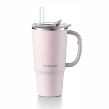 DS57-P - BUYDEEM DS57-P pohár termosz szívószállal, 700 ml, dupla falú, 12 mm-es szívószál