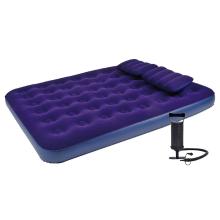 26-601301 - Avenli 26-601301 felfújható ágy pumpával, 203 x 152 x 22 cm, max. 250 kg-ig, plüs bevonatú fekvőfelület, biztonsági szelep, tartozék pumpa