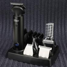 ZLN8672 - Zilan ZLN8672 Zeus haj- és testszőrnyíró készlet, rozsdamentes acél penge, 15 féle tartozék fej, LED kijelző, alumínium ház