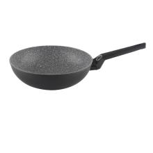ZLN3345 - Zilan ZLN3345 wok serpenyő, 28 cm, tapadásmentes gránit belső bevonat, indukciós alj