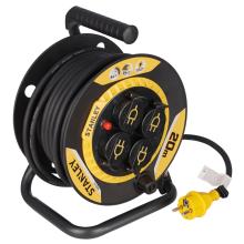 SXCR-111 - STANLEY kábeldob, max. 3000 W, IP44, H07RN-F 3G1,5 mm² 20m kábel, kül- és beltéri kivitel