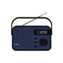 TR-9206PLL - HAUSER TR-9206PLL digitális AM/FM táskarádió, max. 1,2 W RMS, bluetooth, LED kijelző, USB/microSD, AUX, óra/ébresztés, elemes és hálózati tápellátás