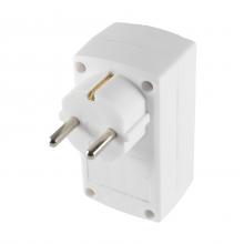 NV 131/WH - Home NV 131/WH hálózati elosztó, 3 aljzat, 2 EURO aljzat, 1 védőérintkezős aljzat (max. 3680W), fehér
