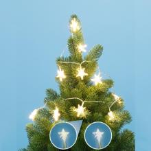 MLC 10/CS WH - LED-es csillag mini fényfüzér