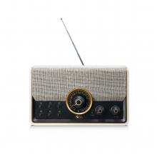RRT 6B - SAL RRT 6B retro táskarádió, multimédia lejátszó, 6 in 1, BT, USB, MicroSD, AUX, FM rádió, kihangosító, beépített mikrofon