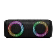BT2000 - SAL BT2000 boombox, 2x10W, MP3 zenelejátszó, Bluetooth, mélysugárzó, basszus, RGB LED fényjáték, beépített akkumulátor, IPX5