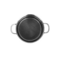 ZLN9648 - Zilan ZLN9648 Hexachef lábas fedővel, 24 cm, 4,3 liter, 3 rétegű, hatszögletű hibrid tapadásmentes belső