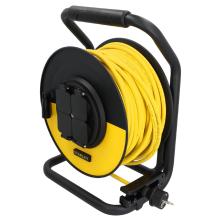 SXCR-122 - STANLEY SXCR-122 kábeldob, IP20, 15m kábellel, H07RN-F 3G1,5, max 3200 W, 4 védőérintkezős aljzat, beltéri kivitel
