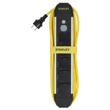 SXSK-108 - STANLEY SXSK-108 5-ös elosztó kapcsolóval, IP44, 5m kábel, H07RNF 3G1,5, max. 3680 W, kül- és beltéri kivitel
