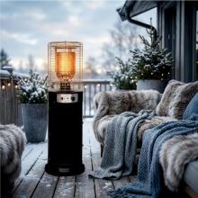FG135 - HOME FG135 hordozható gáz teraszfűtő, max. 12 kW, kerekes, rozsdamentes égőfej, elektromos gyújtás